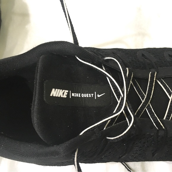 💝 NIKE 💝 QUEST black running shoes SIZE Women’s 9.5 - Picture 6 of 9
